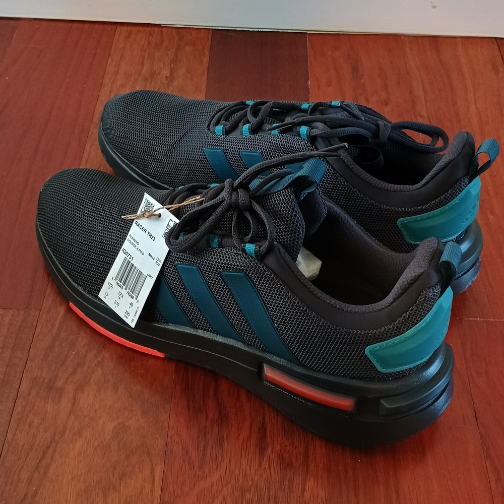 Size 13 - adidas Racer TR23 Carbon Royal Red Mens Authentic - Brand New